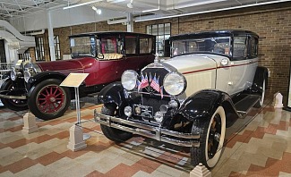 classic cars at the Auburn Chord Duessenburg Museum